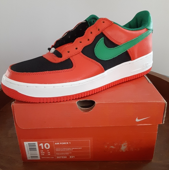 2003 Air Force 1 "Carnival" OrangeFlash/ClassicGrn - Picture 1 of 5